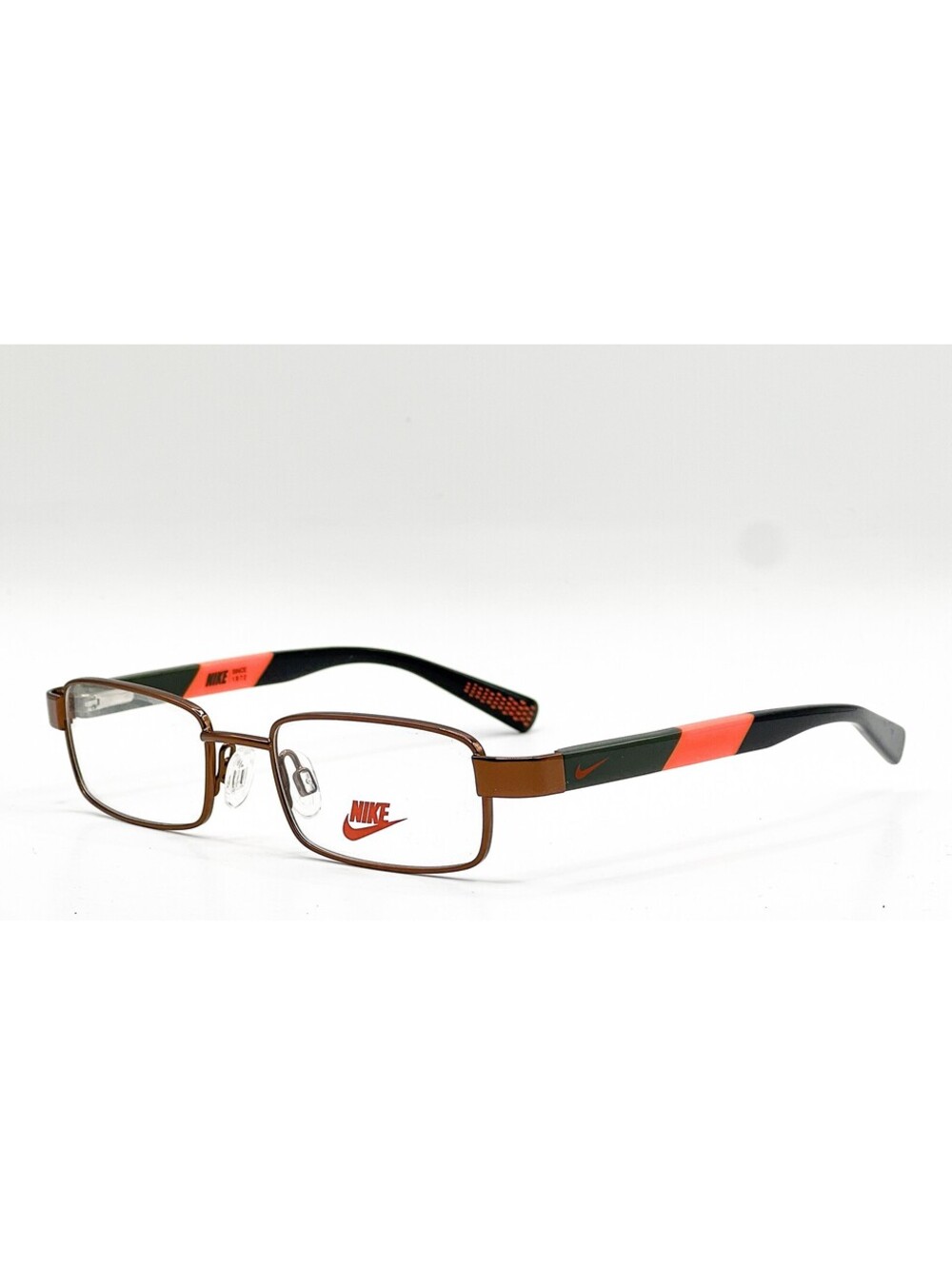 Nike 5573 218 Walnut-Total Orange Authentic Eyeglasses 45-16-125